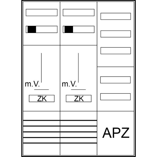 ABN Zählerschrank S37ZA520