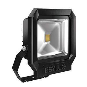 ESYLUX Strahler EL10810114 Typ OFL SUN LED 30W 3K schwarz Effizienzklasse A++ bis A