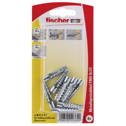 Fischer Metallspreizdübel 040360 Typ FMD 6 x 32 K Preis per VPE von 5 Stück