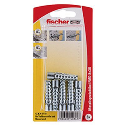 Fischer Metallspreizdübel 040361 Typ FMD 8 x 38 K Preis per VPE von 5 Stück