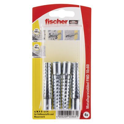 Fischer Metallspreizdübel 040363 Typ FMD 10 x 60 K Preis per VPE von 5 Stück