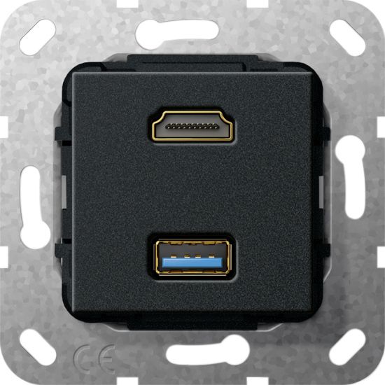 Gira Einsatz HDMI USB 567910