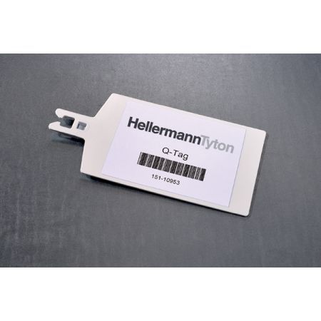 Hellermann Kennzeichnungsschild 151-10953 Typ QT10065R PA66 WH 25 Preis per VPE von 25 Stück