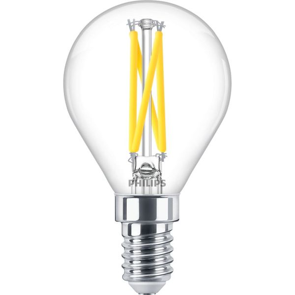 Signify Philips LED Lampe 32507400 Typ MAS-VLE-LEDLUSTERDT1.8-25W-E14-927P45CLG 