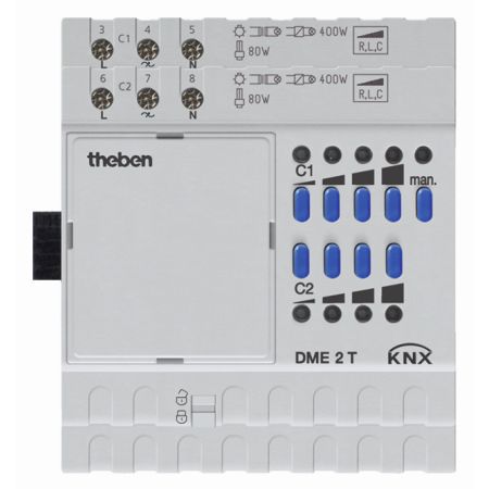 Theben KNX Universal Dimmaktor 4930275 Typ DME 2 T KNX EAN Nr. 4003468490013