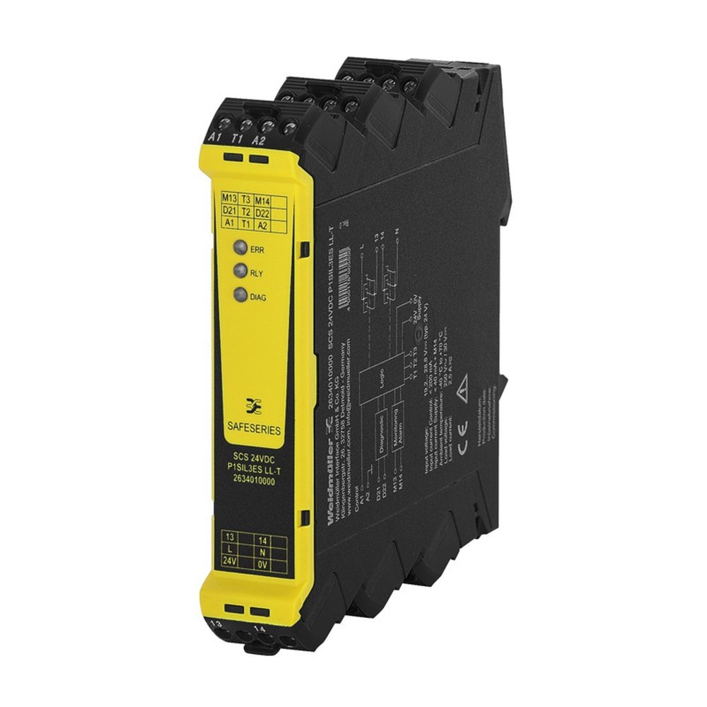 Weidmüller Sicherheitsrelais 2634010000 Typ SCS 24VDC P1SIL3ES LL-T