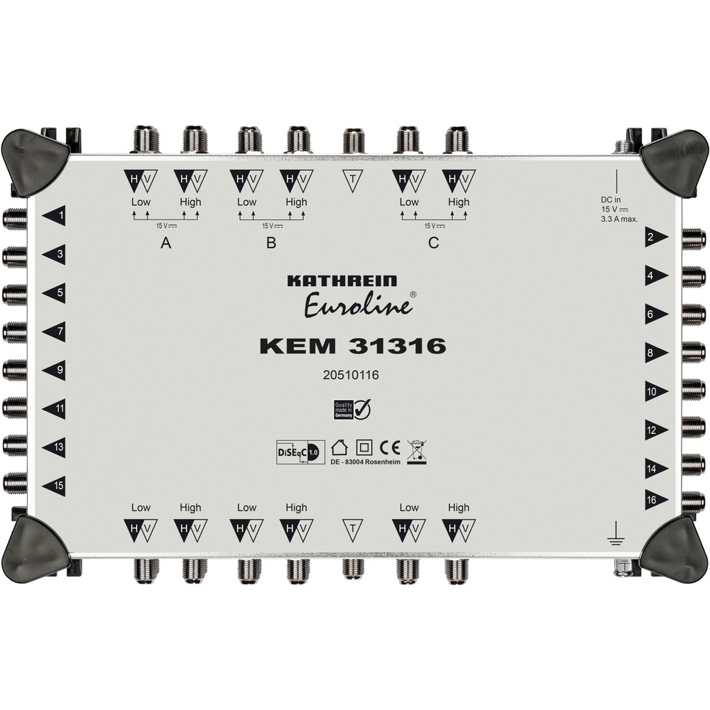 Kathrein Multischalter 20510116 Typ KEM31316