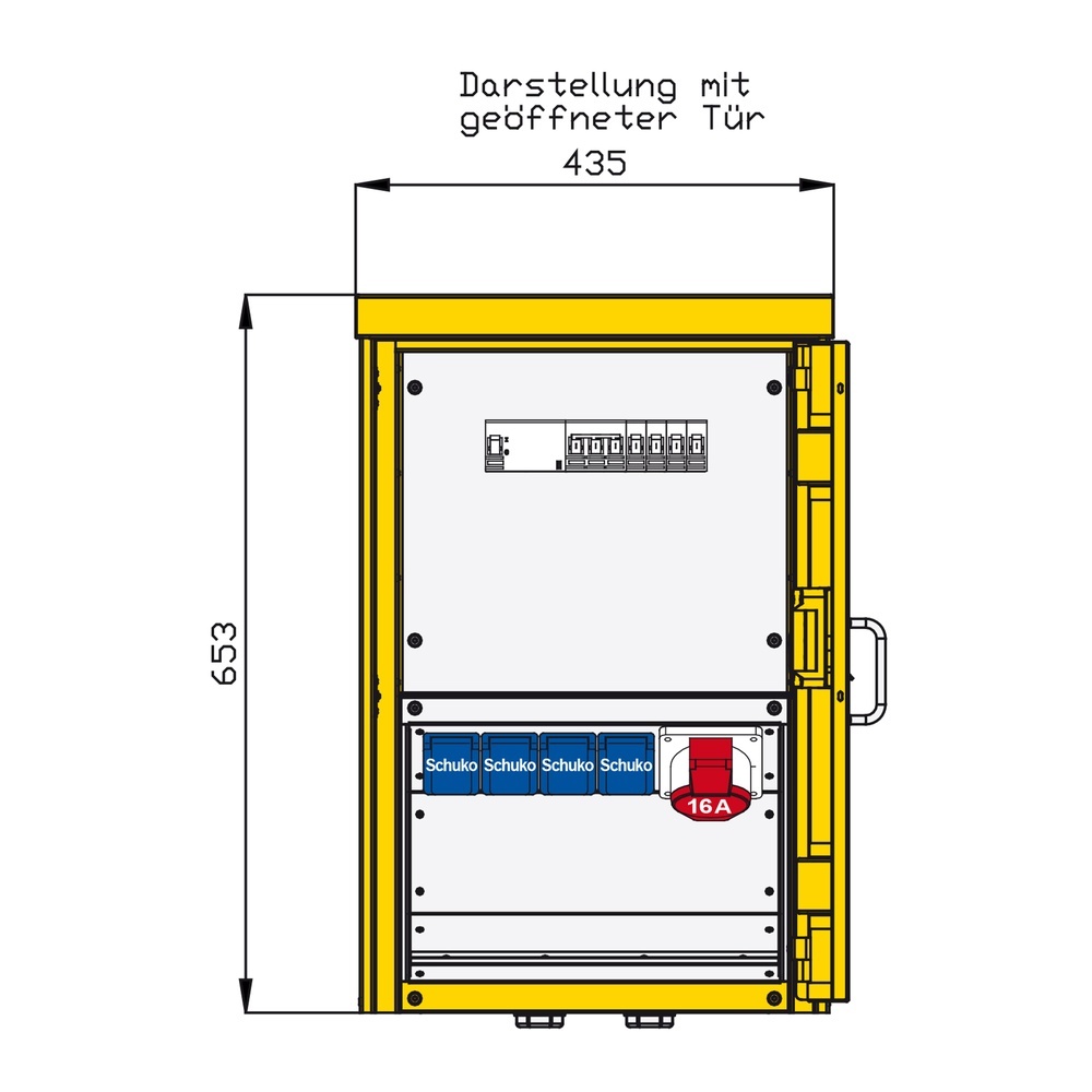 Walther-Werke Aufputzverteiler 8AP43510
