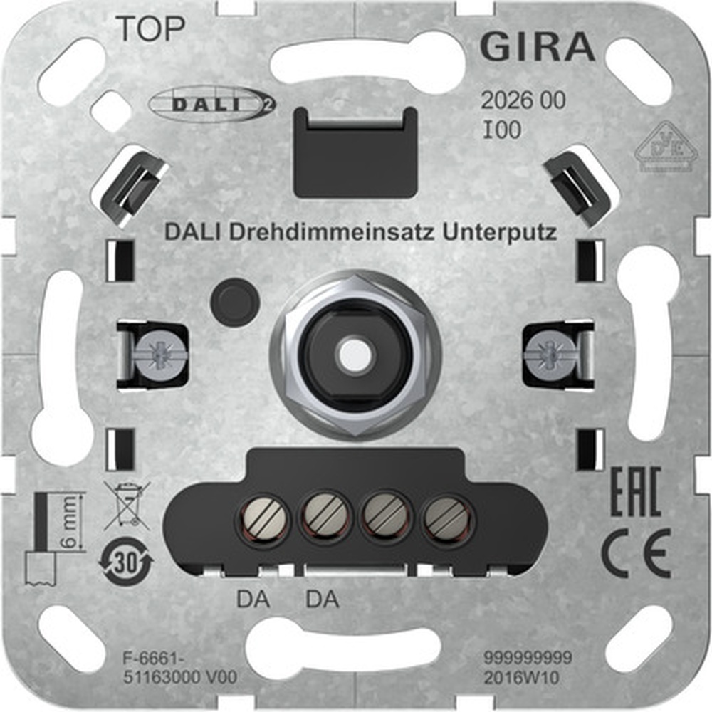 Gira DALI Drehdimmereinsatz 202600