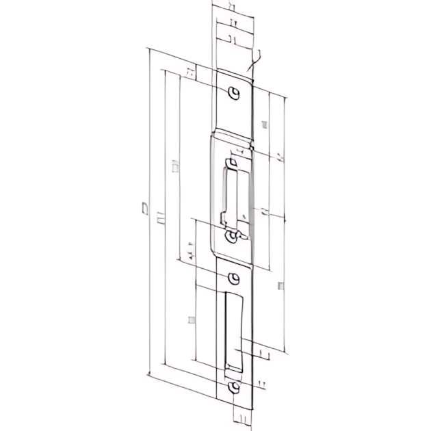 Assa Abloy Flachschließblech -------26B35-05