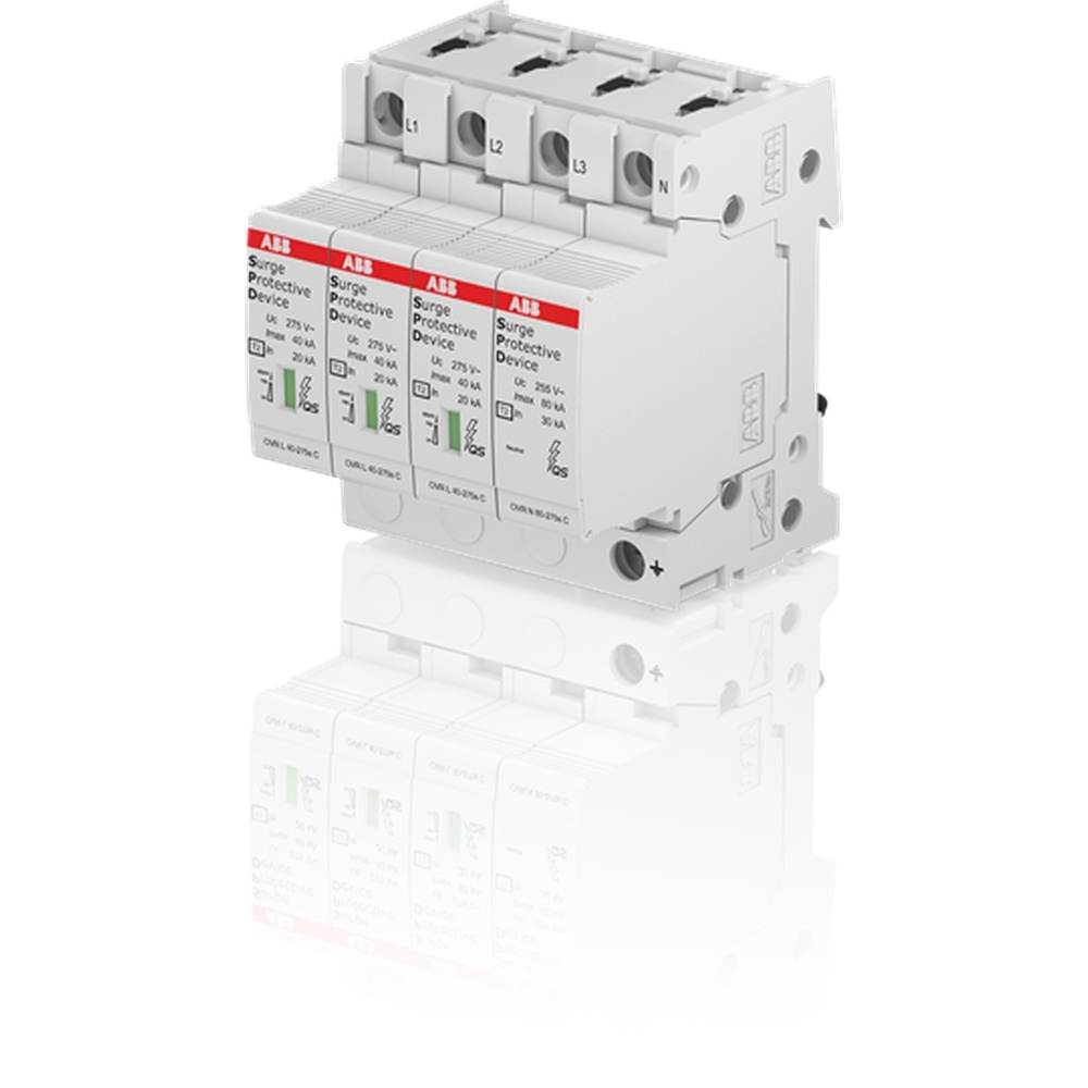ABB Überspannungsableiter für Energietechnik Stromversorgung 2CTB815704R2000 Typ OVR T2 3N 40-275S