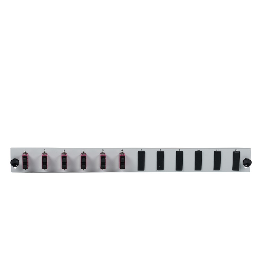EFB Bestückte Frontblende SB-FP-6SC-D-V-OM4