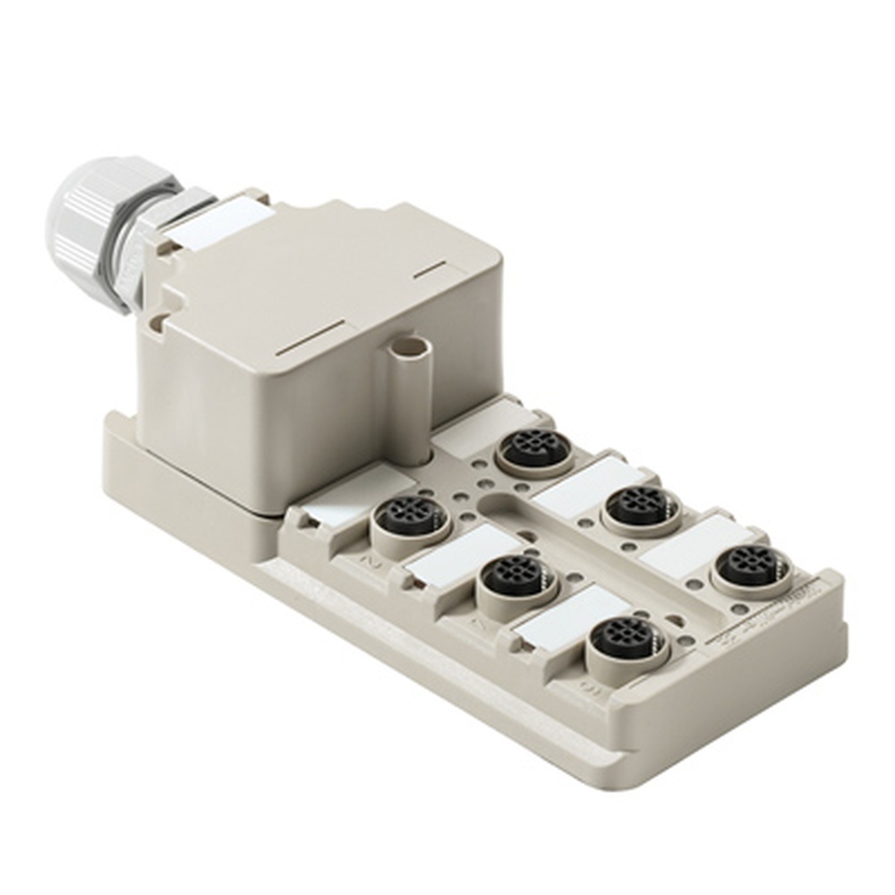 Weidmüller Passiver Sensor Aktor Verteiler 1892090000 Typ SAI-6-M 5P M12 ECO