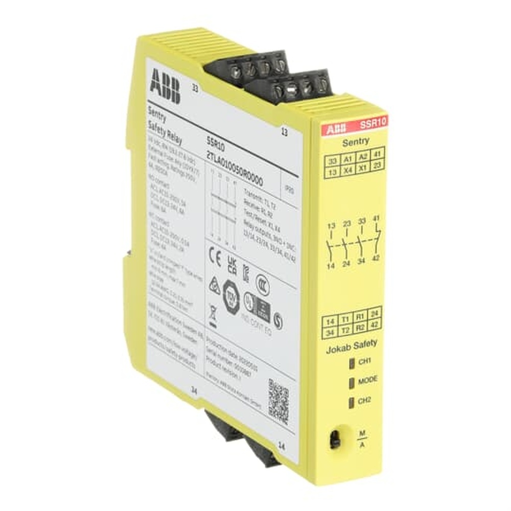 ABB Gerät zur Überwachung von sicherheitsgerichteten Stromkreisen 2TLA010050R0000 Typ Sentry SSR10