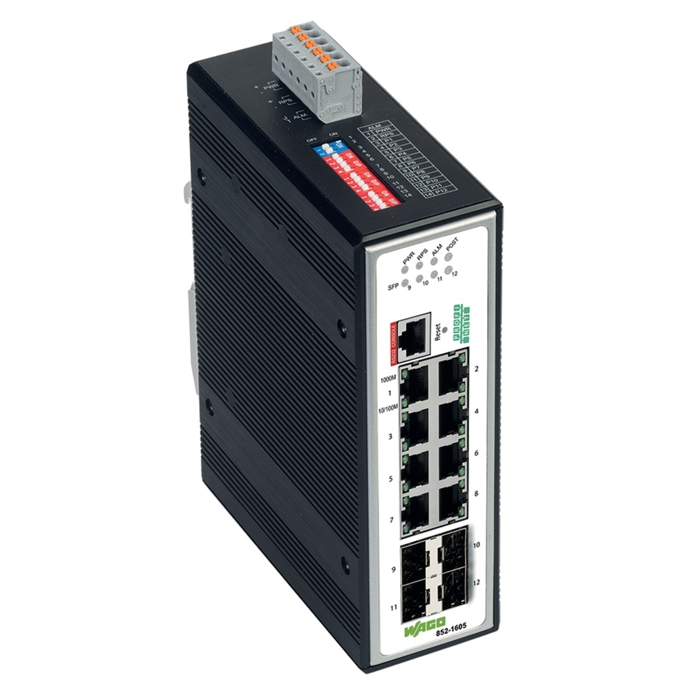 Wago Industrial Managed Switch 852-1605