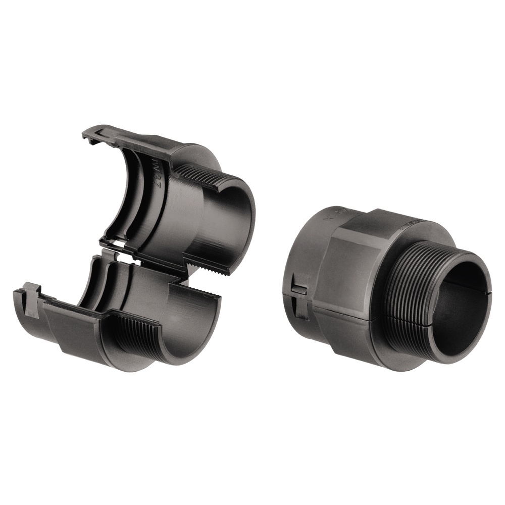 Fränkische Rohrwerke 49110372 Typ COFIX Fitting M40 schwarz NW 37