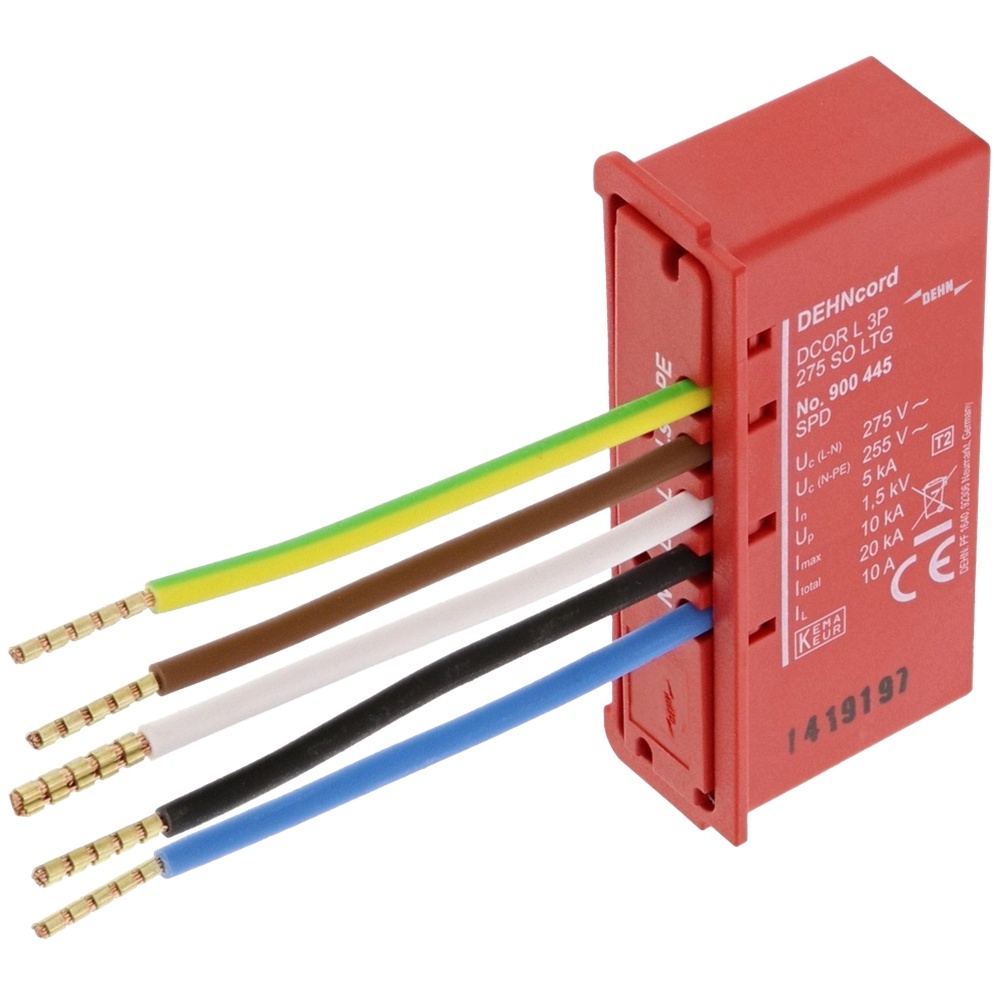 Dehn + Söhne Überspannungsableiter Typ DCOR L 3P 275 SO LTG Nr. 900445