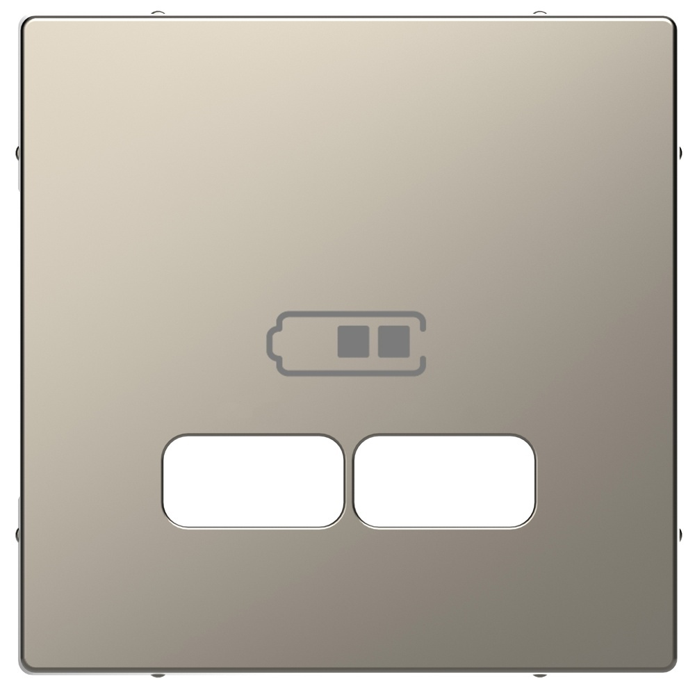 Merten Zentralplatte für USB Ladestation Einsatz MEG4367-6050