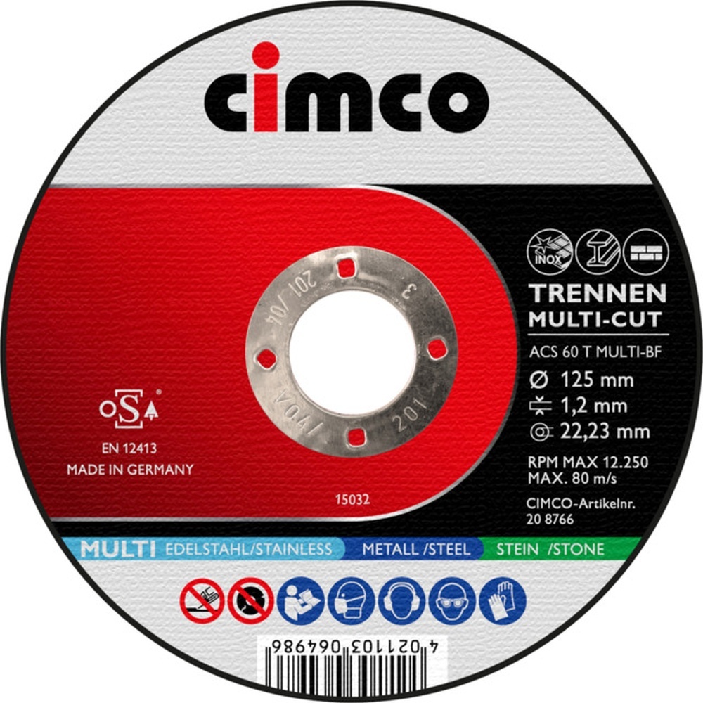 Cimco Korund Trennscheibe 208766