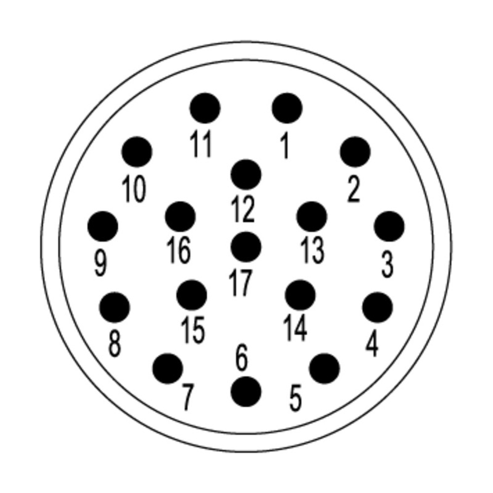 Weidmüller Kontakteinsatz 1170100000 Typ SAI-M23-SE-17 Weidmüller Kontakteinsatz 1170100000 Typ SAI-M23-SE-17