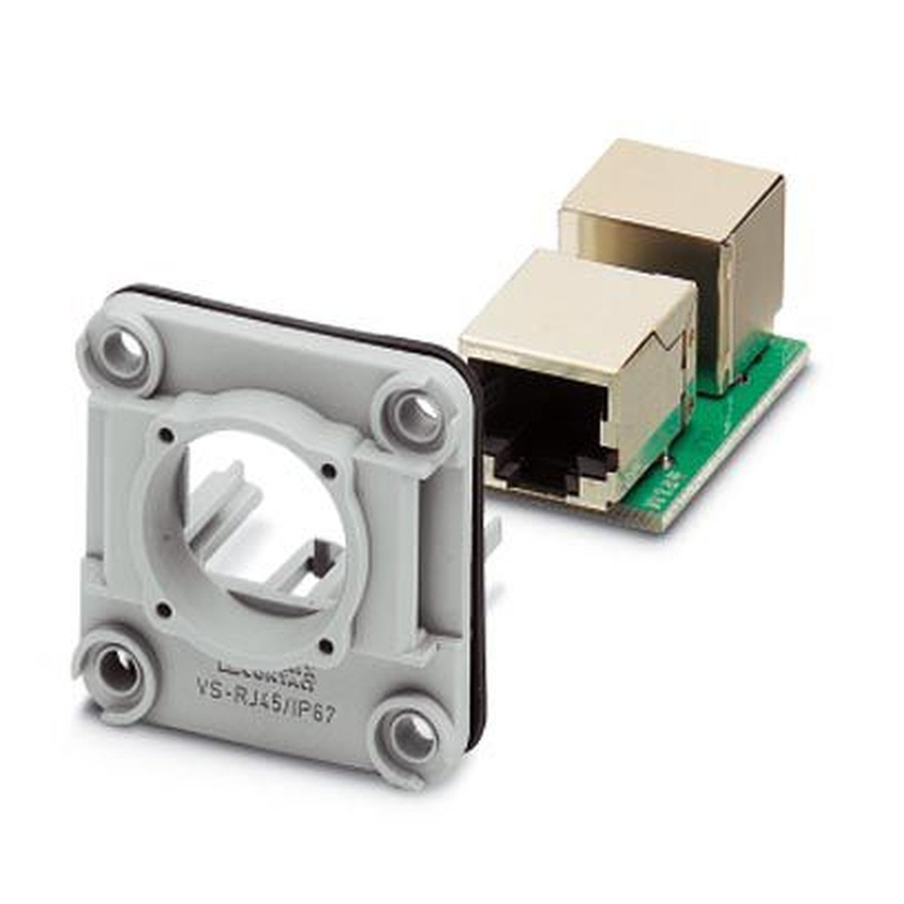Phoenix Contact Ethernet Anbaurahmen 1652910 Typ VS-08-A-RJ/MOD-F-IP67-SET-BU