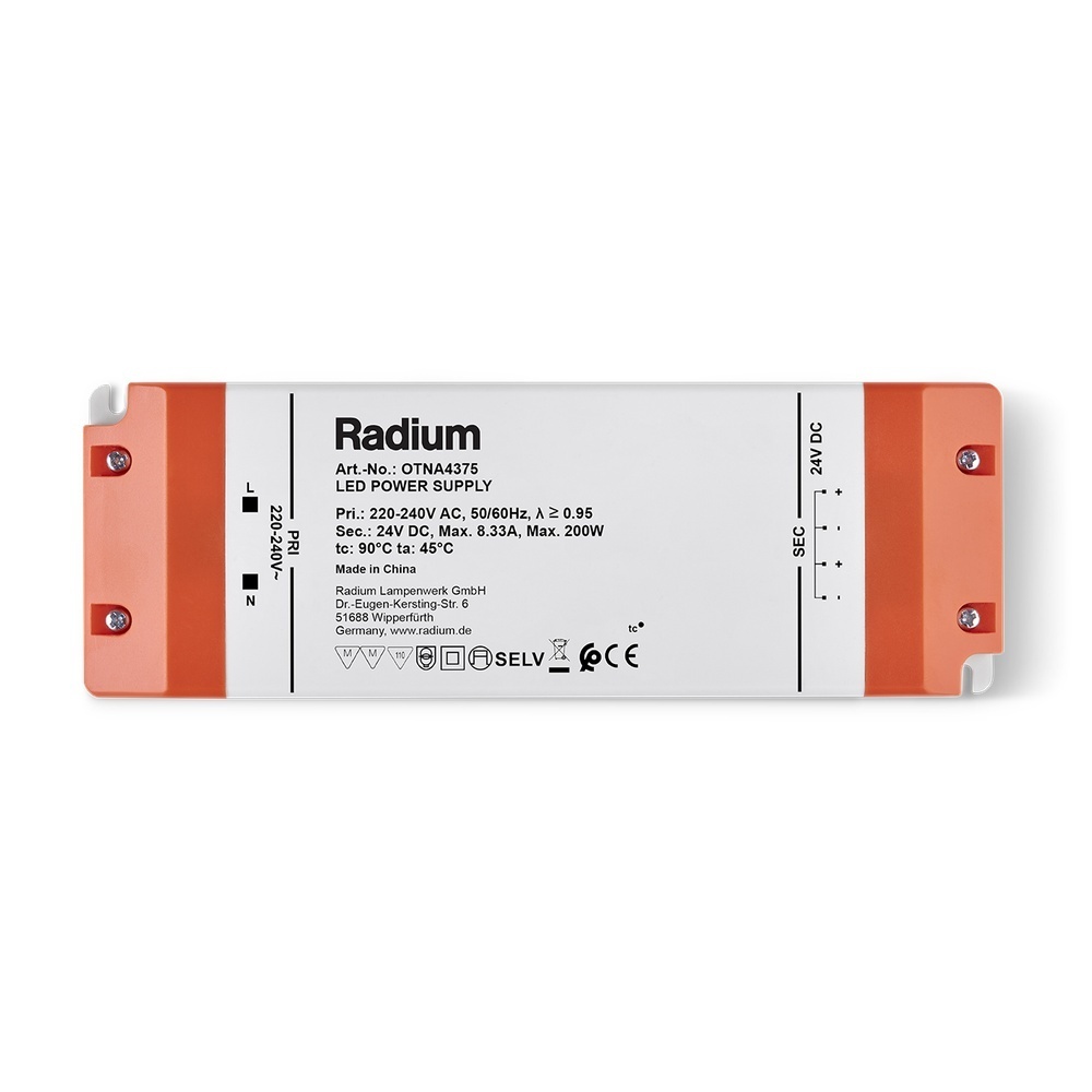 Radium Konstantspannungsversorgung OTNA4375 Typ DRIVER 200W DC 24V