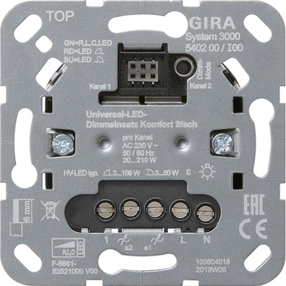 Gira LED Dimmeinsatz 540200