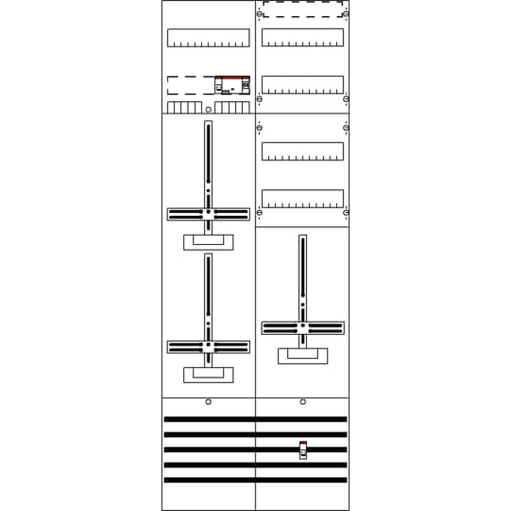 Striebel & John Zählerkomplettfeld 2CPX054424R9999 Typ DF29S01