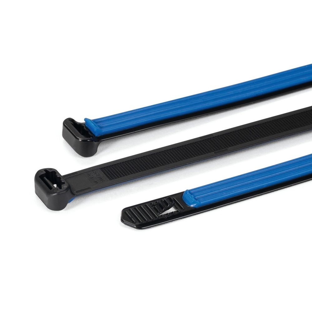 Hellermann Tyton Kabelbinder 111-50000 Typ SGT100S-PA66HS/TPE-BK/BU (500)