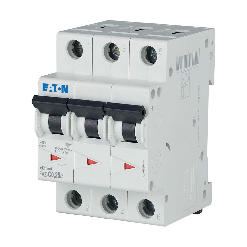 Eaton Leitungsschutzschalter 278855 Typ FAZ-C0,25/3