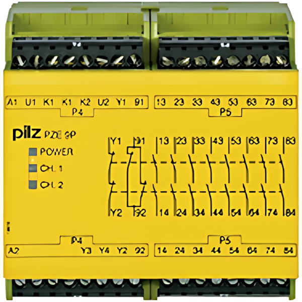 Pilz Kontakterweiterung 777140 Typ PZE 9P 24VACDC 8n/o 1n/c