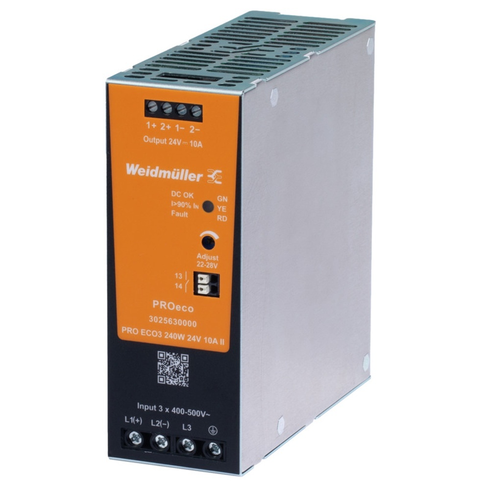 Weidmüller Gleichstromversorgung 3025630000 Typ PRO ECO3 240W 24V 10A II