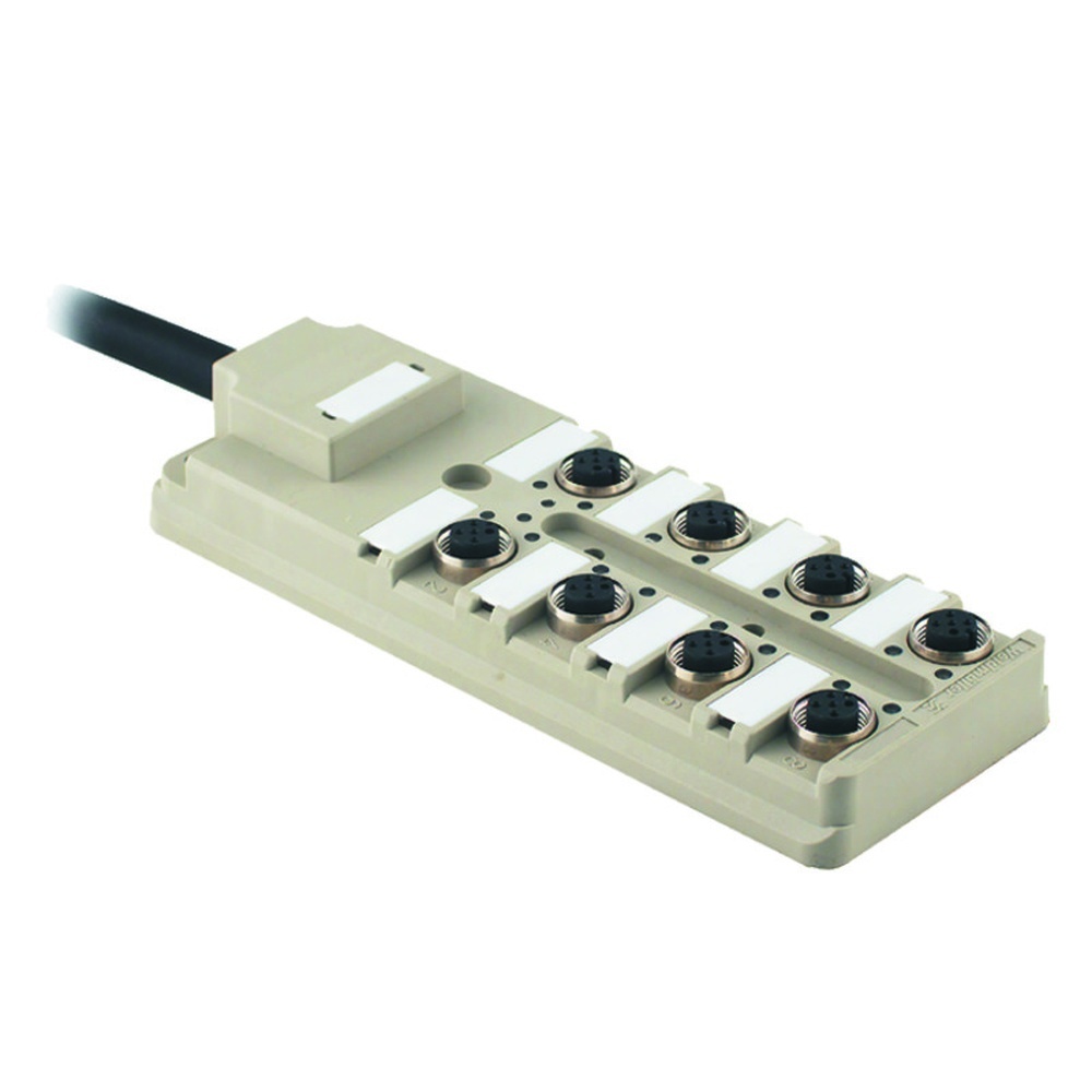 Weidmüller Passiver Sensor Aktor Verteiler 9456760000 Typ SAI-8-F 4P PUR 10M