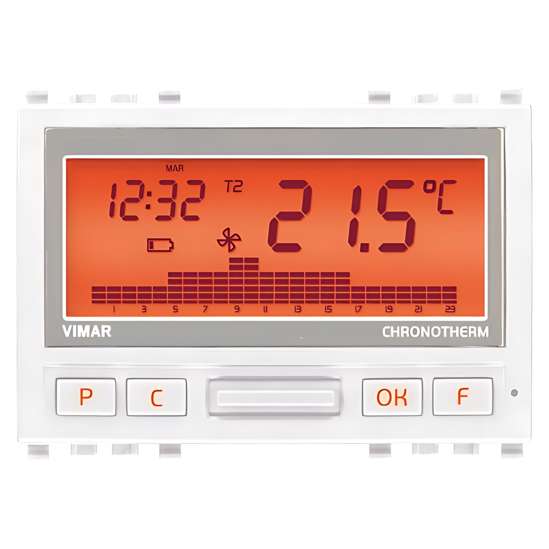 VIMAR Akku Zeit Thermostat 20446.B
