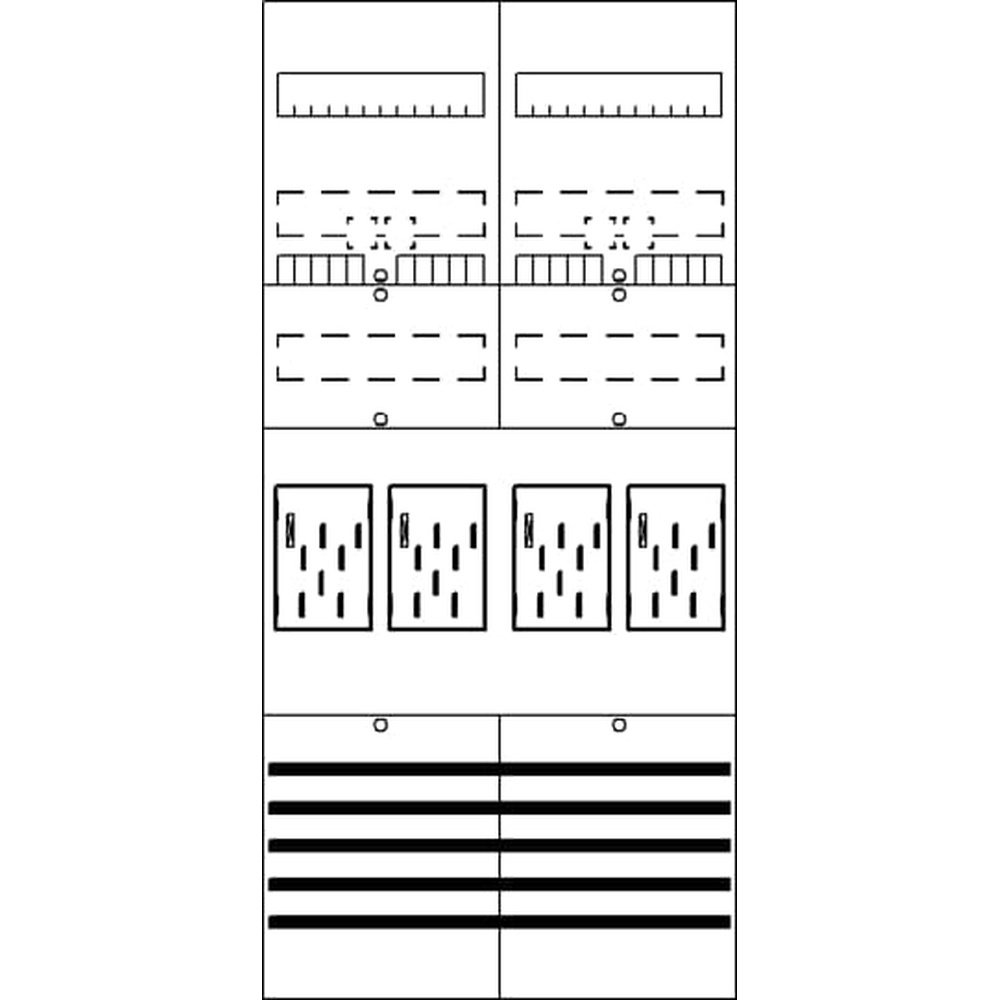 Striebel & John Zählerkomplettfeld 2CPX054078R9999 Typ BF27B4