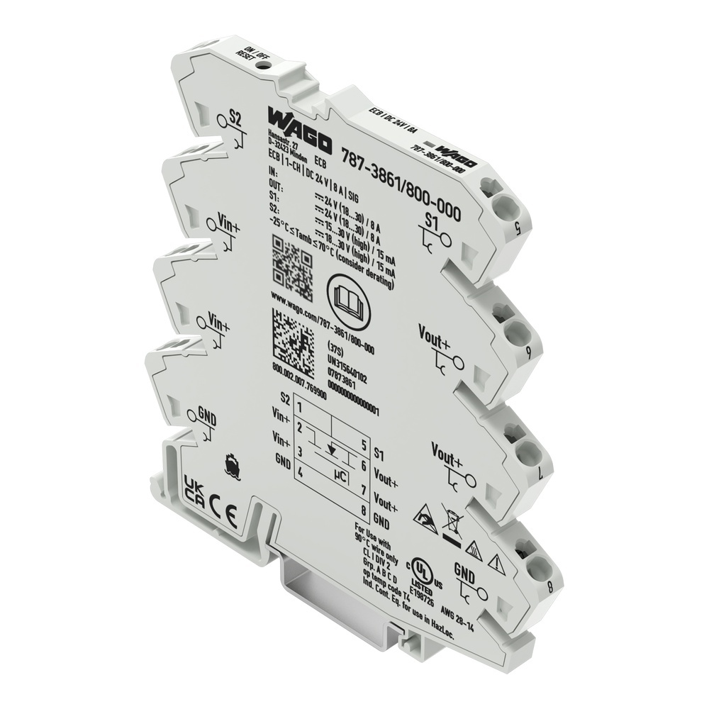 Wago Elektronischer Schutzschalter 787-3861/800-000 Wago Elektronischer Schutzschalter 787-3861/800-000