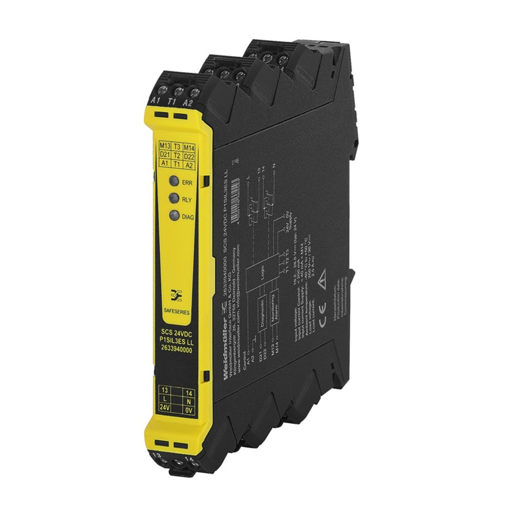 Weidmüller Sicherheitsrelais 2633940000 Typ SCS 24VDC P1SIL3ES LL