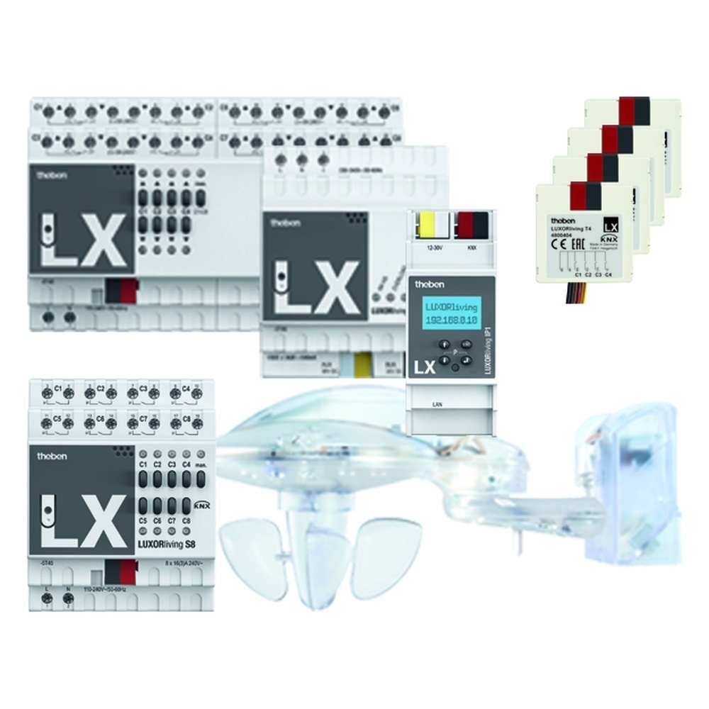 Theben LUXORliving Antriebe Paket 4990012 Typ Paket LUXORliving Antriebe+Beleuchtung