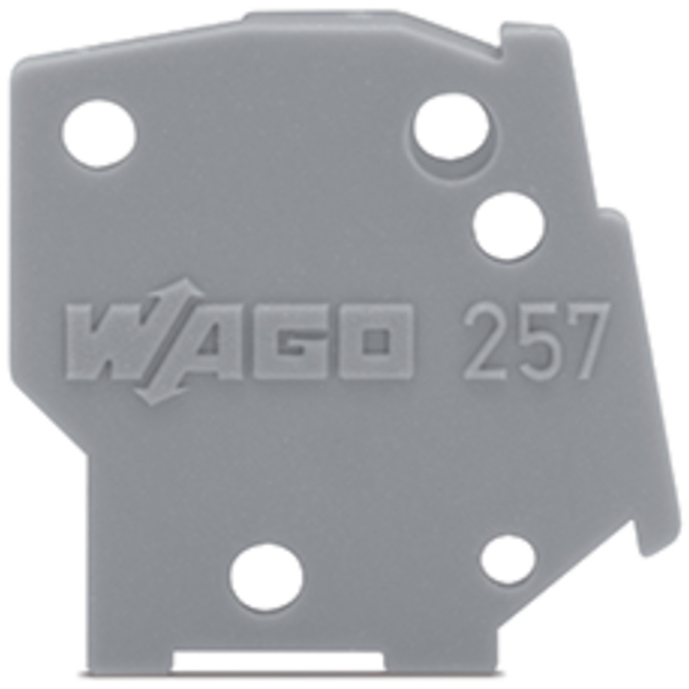Wago Abschlussplatte 257-500 Wago Abschlussplatte 257-500