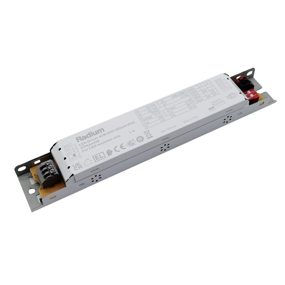 Radium Treiber OTNA4436 Typ DRIVER DC 40W/200-350mA IP20