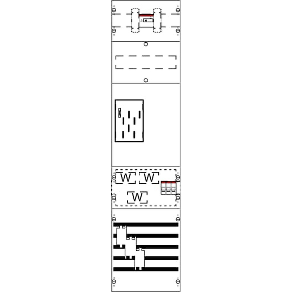 Striebel & John Komplettschrank 2CPX056131R9999 Typ WF17KB12