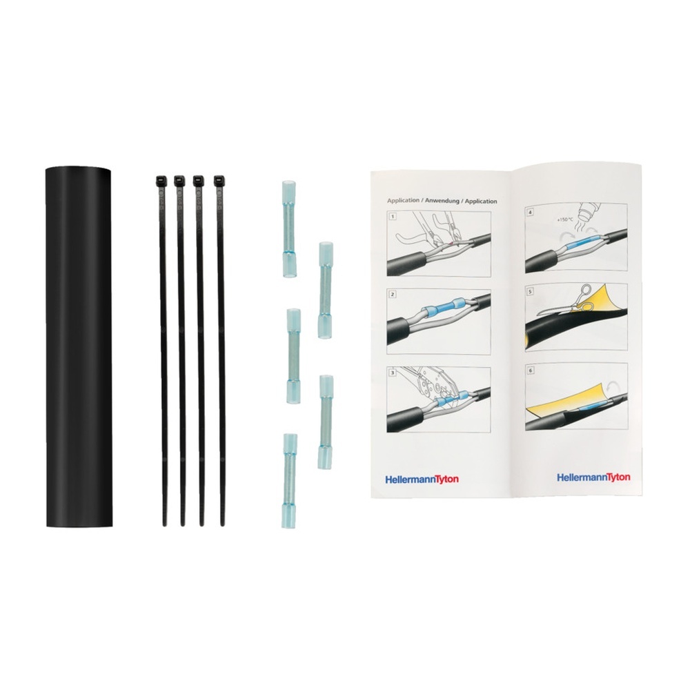 Hellermann Kabel Reparatur Set 380-04019 Typ LVRK-L-24/6-200-PO-X-BK Hellermann Kabel Reparatur Set 380-04019 Typ LVRK-L-24/6-200-PO-X-BK