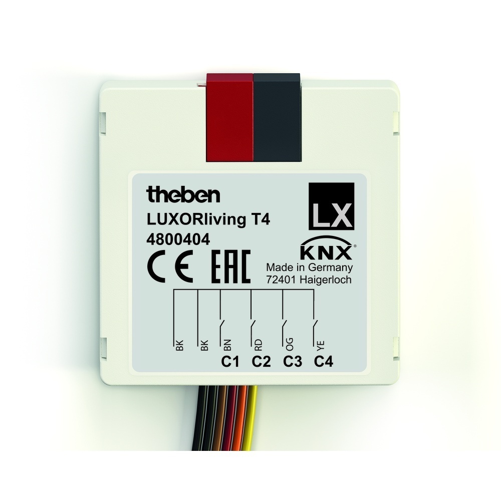 Theben Tasterschnittstelle 4800404 Typ LUXORliving T4