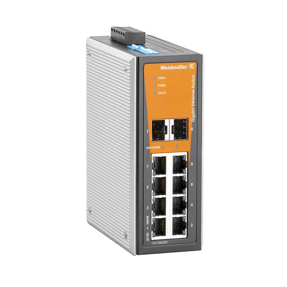 Weidmüller Netzwerk Switch 1241280000 Typ IE-SW-VL08-6GT-2GS