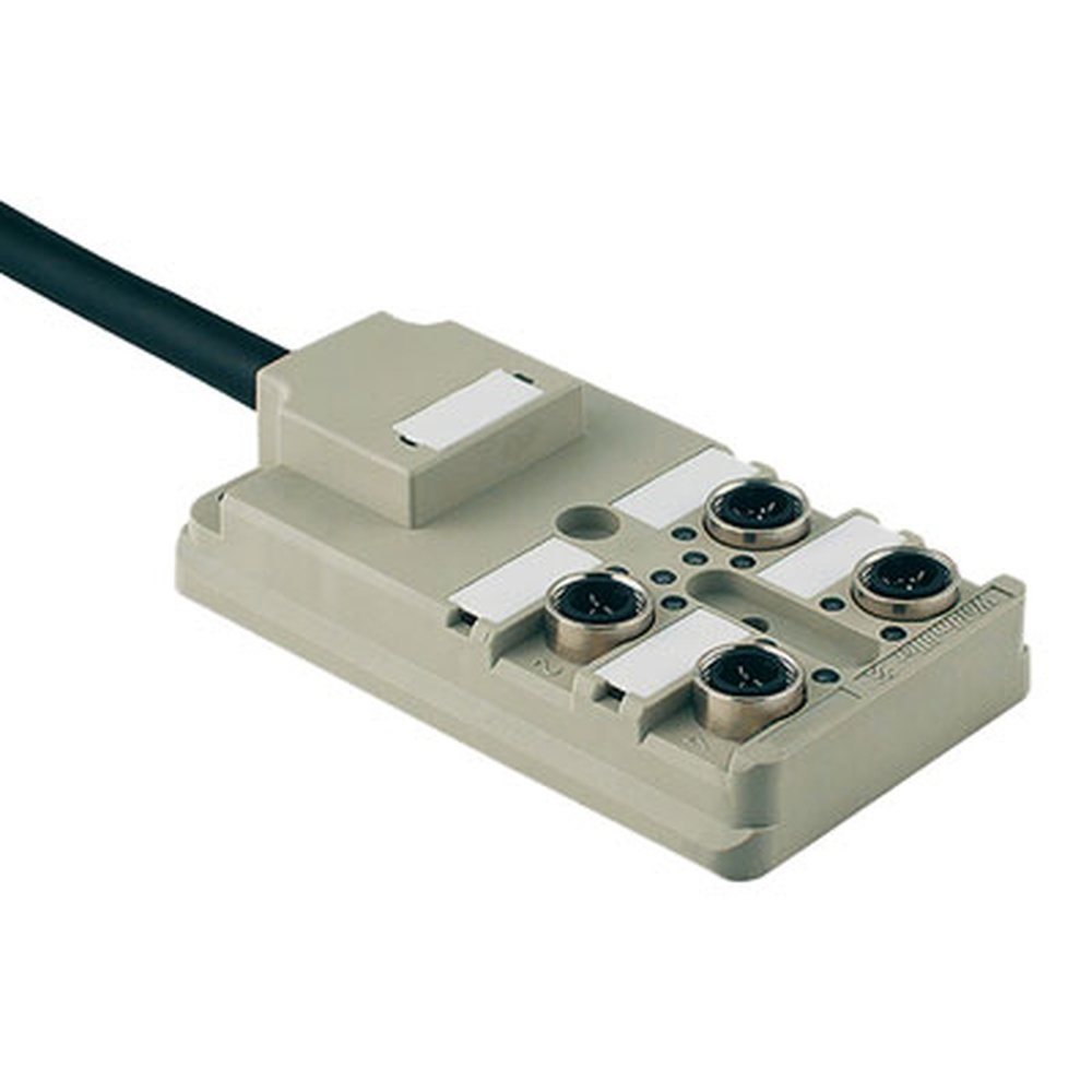 Weidmüller Passiver Sensor Aktor Verteiler 1766660000 Typ SAI-4-F 4P IDC PUR 5M