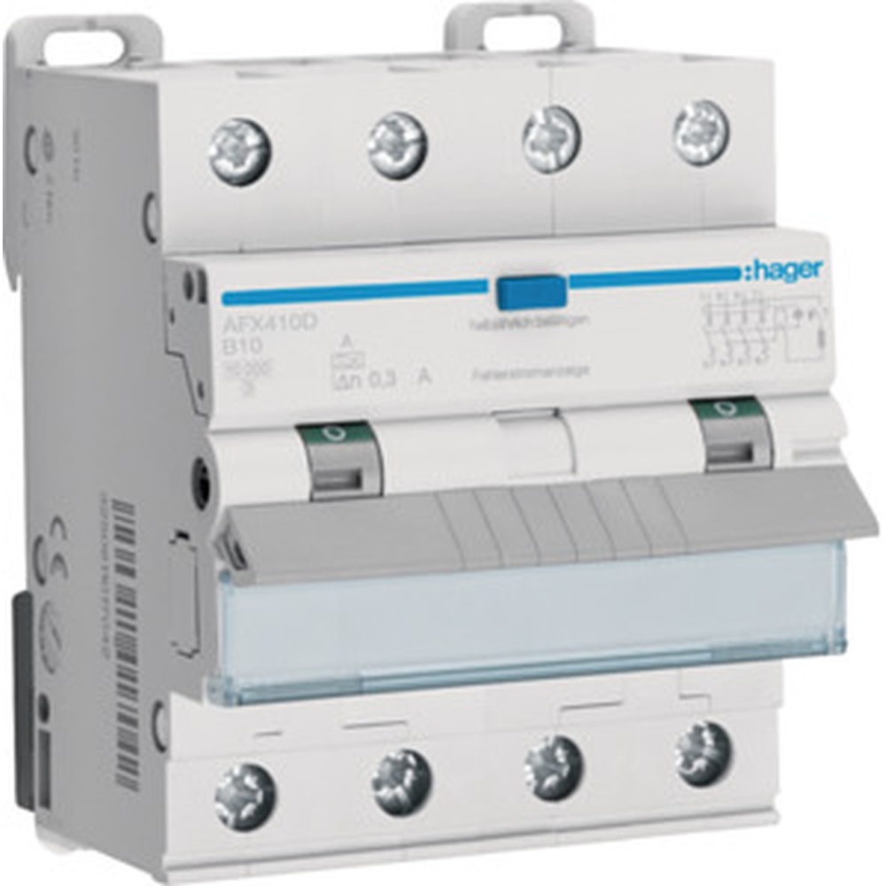 Hager Fehlerstrom Leitungsschutzschalter AFX410D