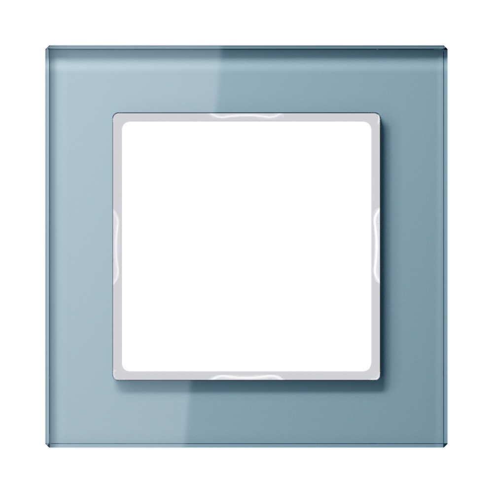 Jung Glasrahmen 1fach AC 581 GL BLGR