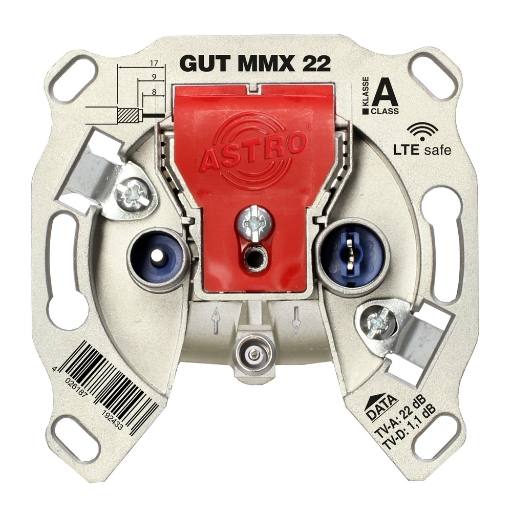 Astro Bit Durchgangsdose 541420 Typ GUTMMX22