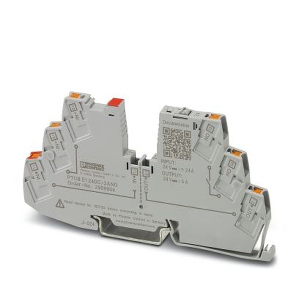 Phoenix Contact Elektronischer Geräteschutzschalter 2909904 Typ PTCB E1 24DC/3A NO