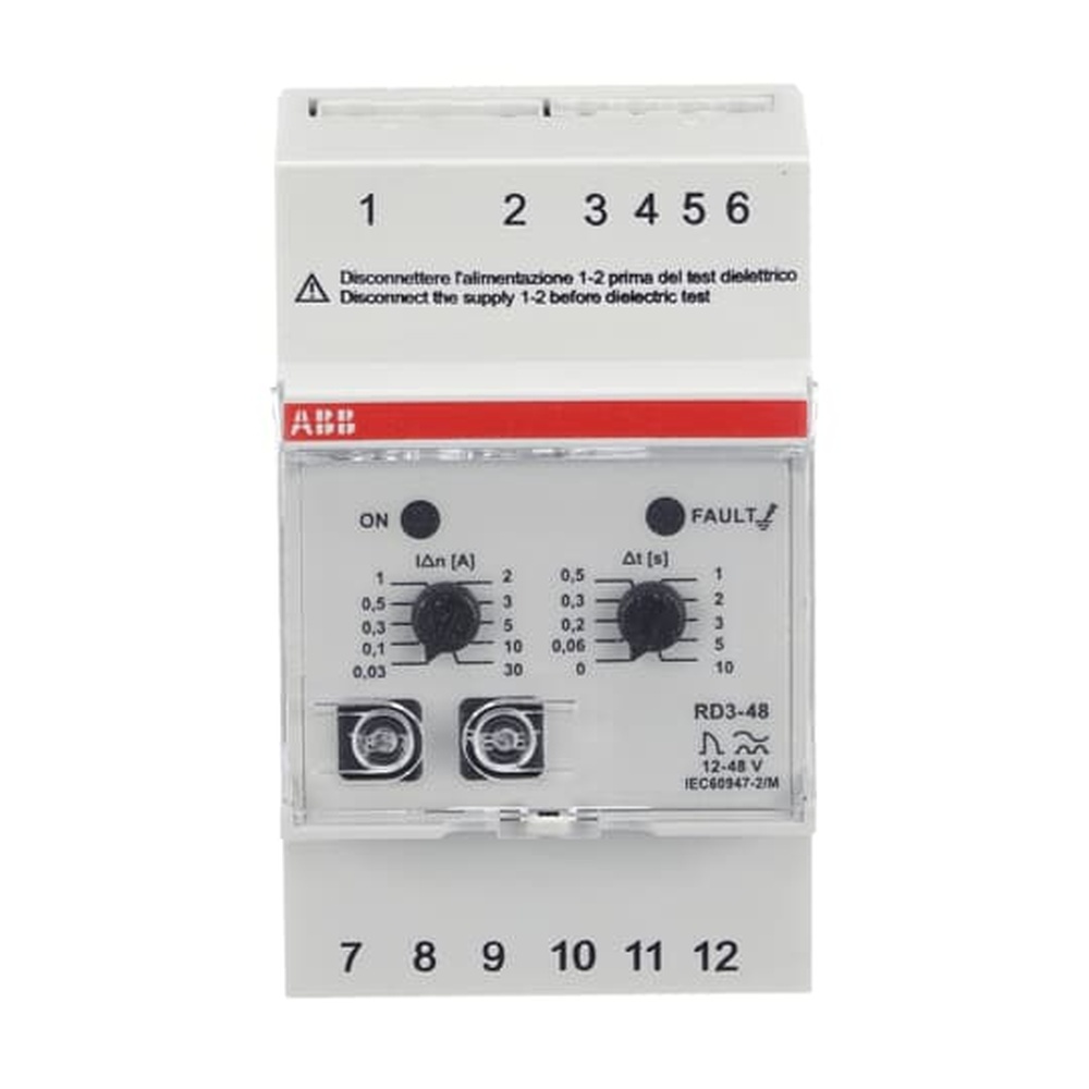 ABB Differenzstrom Überwachungsgerät 2CSJ201001R0001 Typ RD3-48